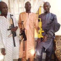 The bandits: Adamu Shehu, Tukur Mohammed and Ibrahim Suleiman