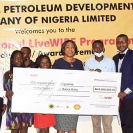 Shell LiveWIRE beneficiaries get N48m grant