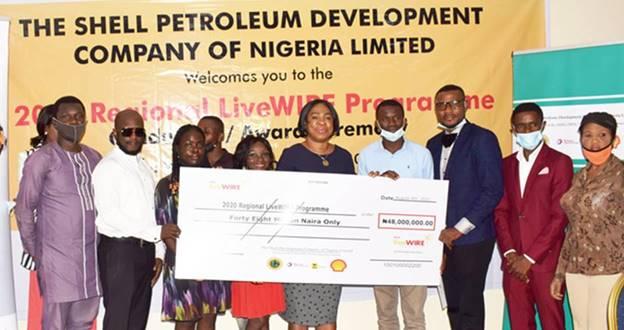 Shell LiveWIRE beneficiaries get N48m grant