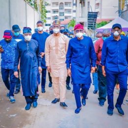 Tinubu, Nasarawa Governor Visit Ikoyi Collapse Building Site, As Sanwo-Olu Names Six More Survivors