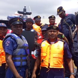 Lagos NSCDC Receives Newly Commissioned Gunboat, Flags Off New Tactical Anti-Vandal Operations