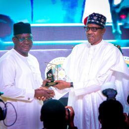 FIRS Chairman, Muhammed Nami Receives Nigeria Excellence Award In Public Service For Fiscal Reforms From President Muhammadu Buhari