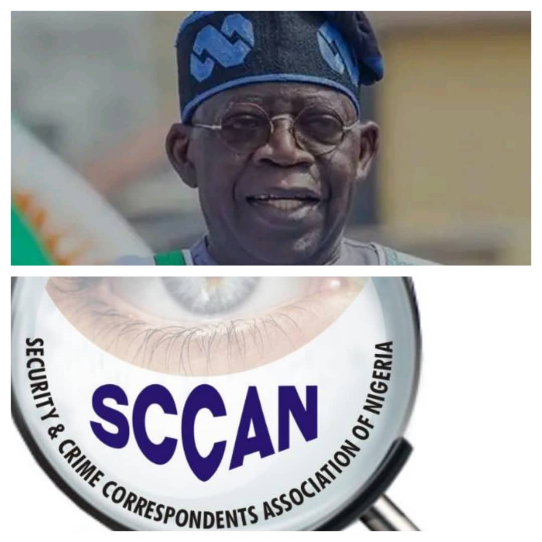 SCCAN Congratulates President Elect, Asiwaju Bola Ahmed Tinubu By Olusola Okunlade -March 3, 20236 0 SCCAN Congratulates President Elect, Asiwaju Bola Ahmed Tinubu  The Security and Crime Correspondents Association of Nigeria (SCCAN) has congratulated the All Progressive Congress APC) Presidential Candidate, Asiwaju Bola Ahmed Tinubu on his victory as the President-elect of Nigeria.  The just-concluded elections pass the credibility and transparency test that witnessed a true beginning of democracy in Nigeria.  We, at Security and Crime Correspondents Association of Nigeria SCCAN under the leadership of President Rashidat Olushola Okunlade, and members would like to extend our warmest congratulations on your recent election victory. It is a great honor and a privilege to be elected as the President of Nigeria, and we have no doubt that you will serve the country with distinction and honor.  Your vision, leadership, and dedication to the people of Nigeria are truly inspiring, and we have no doubt that you will continue to work tirelessly to create a better and more prosperous future for all Nigerians.  We would like to express our sincere admiration for your achievements and wish you every success as you begin this new chapter in your life. We look forward to working with you and supporting your efforts to lead Nigeria to new heights of greatness.  Congratulations once again on your well-deserved victory, and we wish you all the best as you take on this important and challenging role.