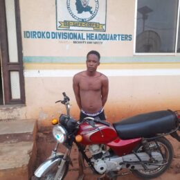 So-Safe Corps Nabs Ex-Convict For Stealing Okada In Ogun